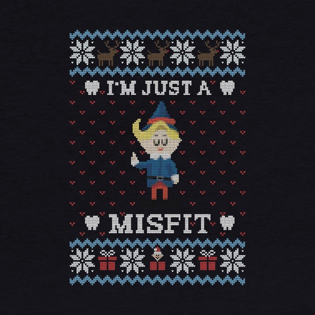 Just a Misfit Ugly Sweater by Zachterrelldraws